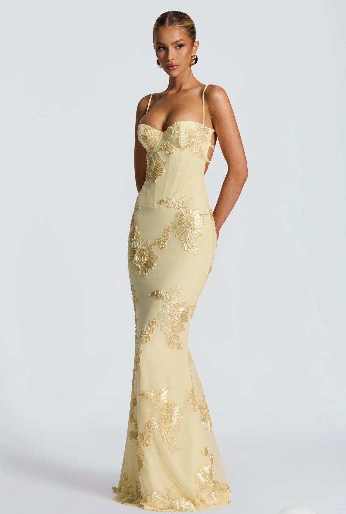 LAYA MAXI ROBE - JAUNE