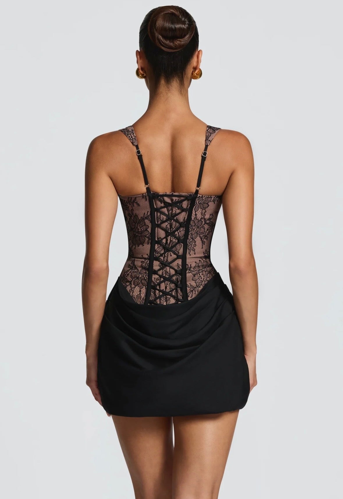 SYANA MINI ROBE - NOIR