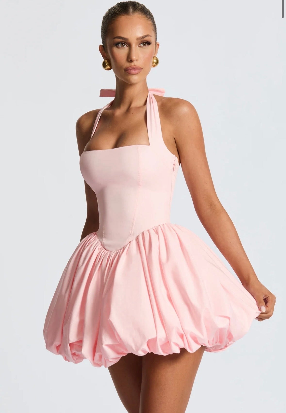 MAYA MINI ROBE - ROSE