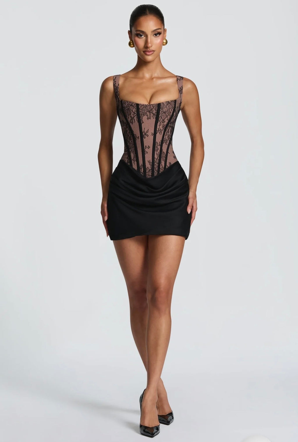 SYANA MINI ROBE - NOIR