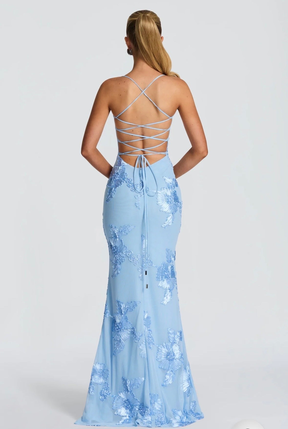 LAYA MAXI ROBE - BLEU