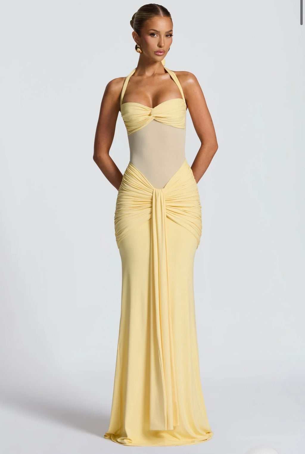 SOFIA MAXI ROBE - JAUNE