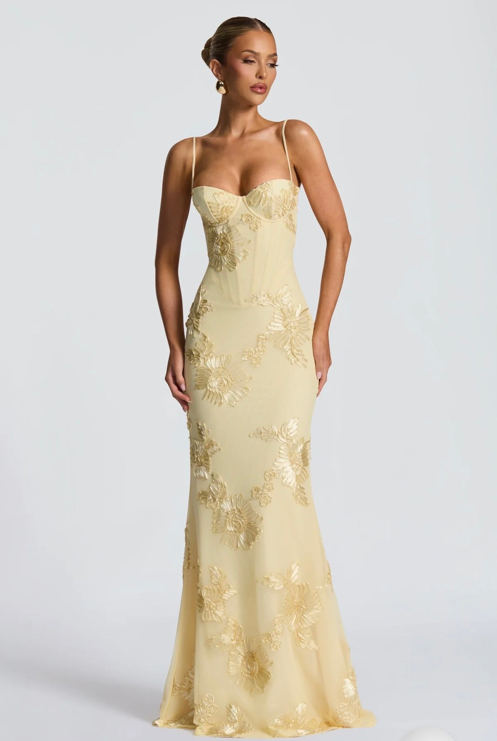 LAYA MAXI ROBE - JAUNE